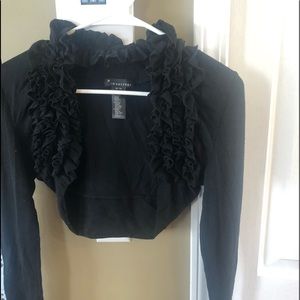 Black cropped sweater